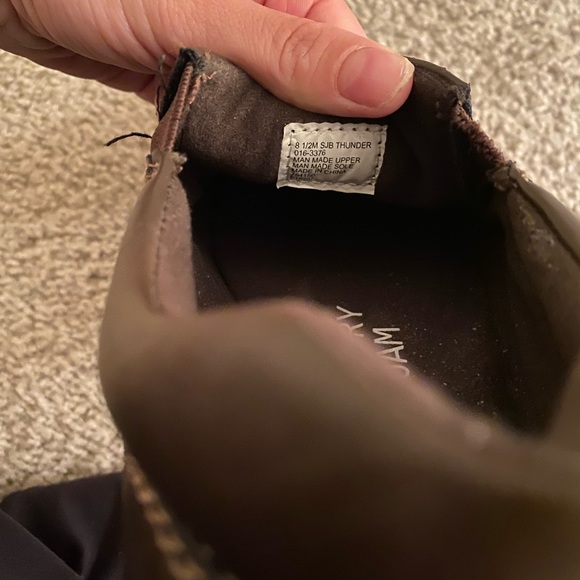 Authentic St.JOHN’S BAY Men’s Brown Memory Foam Slip on Shoes size 8.5M with box - Picture 7 of 10